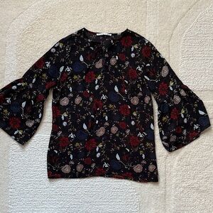 Violet & Claire Multicolor Floral Blouse